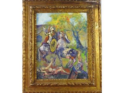 Battaglia tra Cavalieri nel Bosco