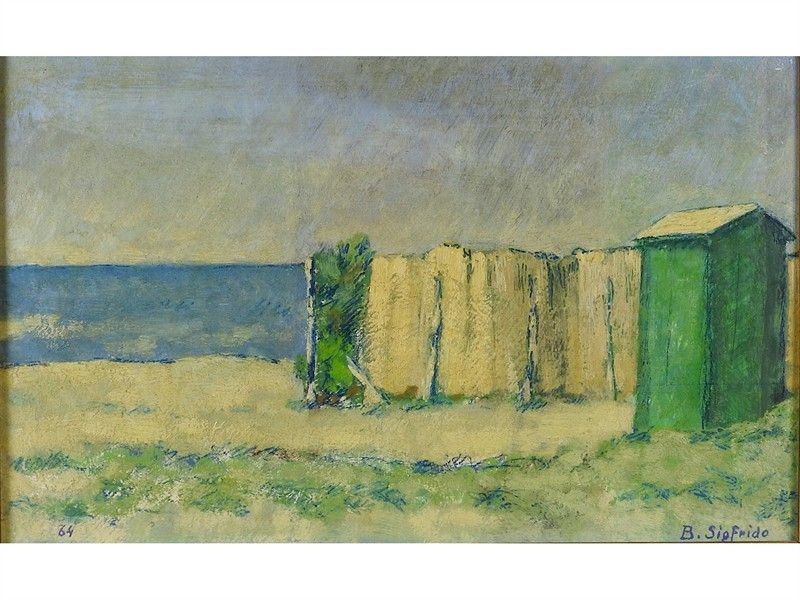 Paesaggio Marino con Case