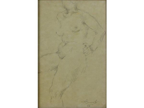 Male Portrait and Nude