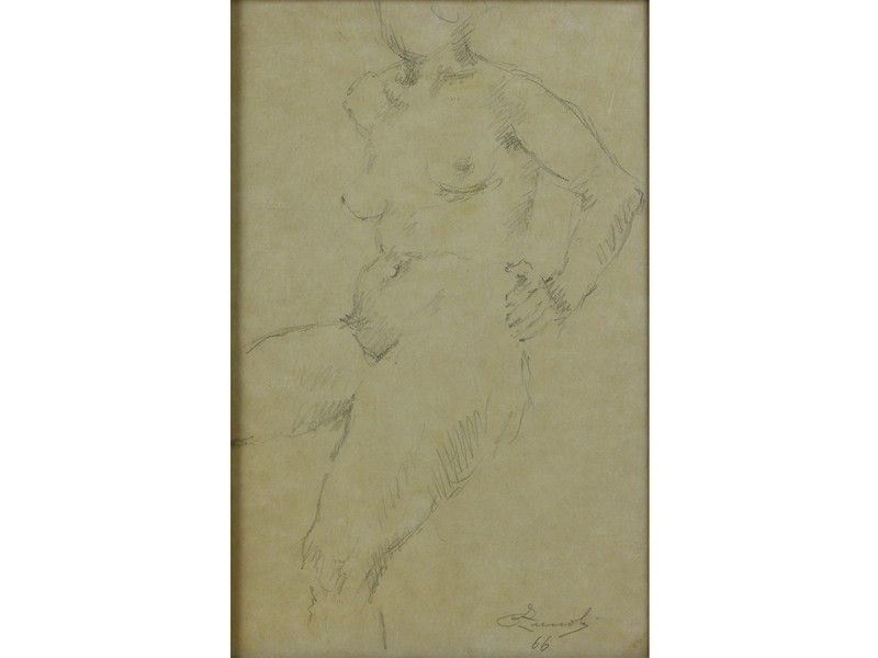 Ritratto Maschile e Studio di Nudo