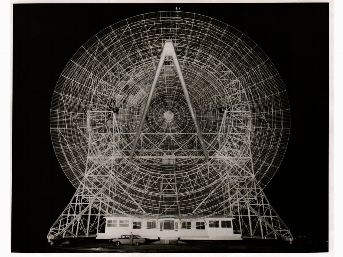 Nasa - Lunar Surface Stereo Close-up Radio Telescope Antenna 1969