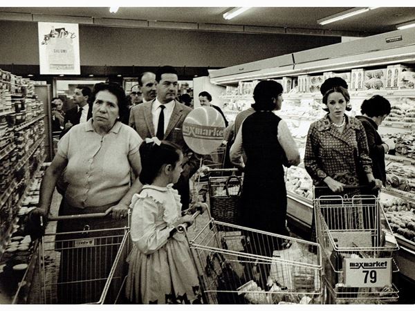 Cesare Colombo - Al supermercato 1970