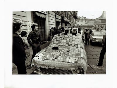 Mercato a Torino 1980