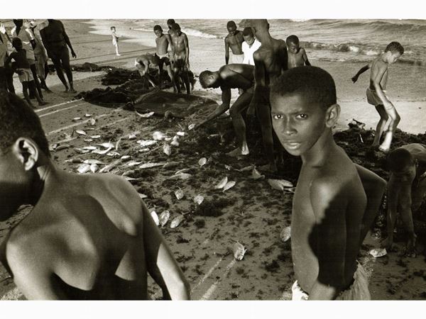 Ren&#233; Burri - Giovani pescatori Brasile 1978