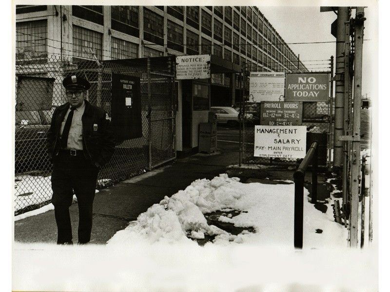 Henry Oliver Walker - Closed Down Chrysler Plant Hamtrack Detroit 1975