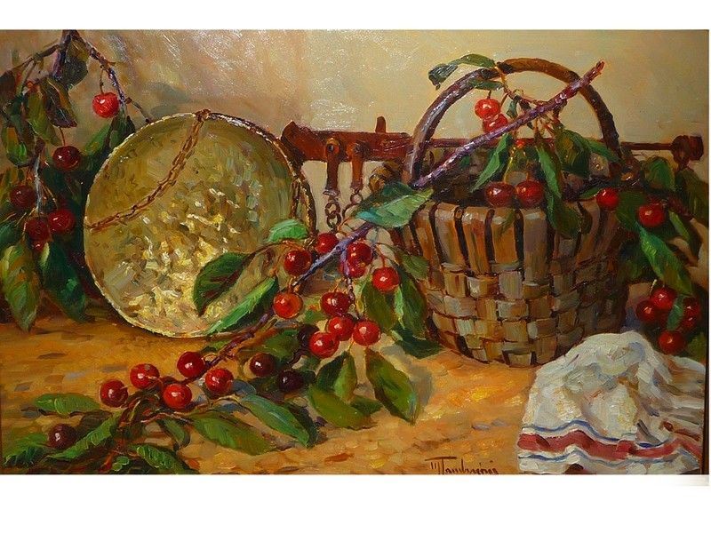 Canestro con Ciliegie 1974