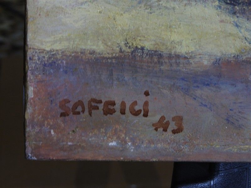 Cortile a Poggio a Caiano 1943