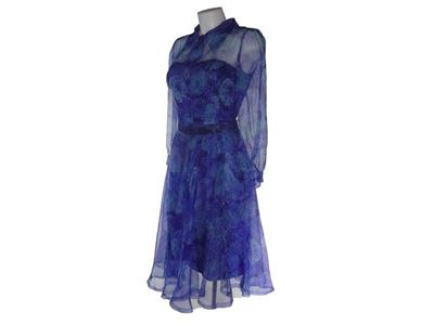 Abito da Cocktail in Organza Floreale