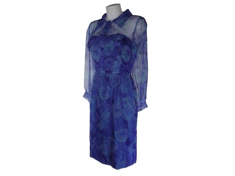 Abito da Cocktail in Organza Floreale