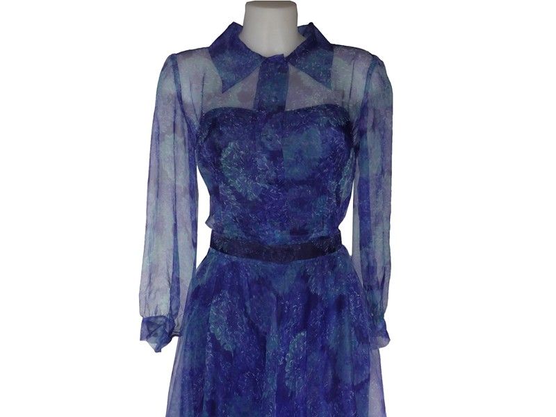 Abito da Cocktail in Organza Floreale