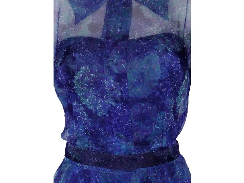 Abito da Cocktail in Organza Floreale