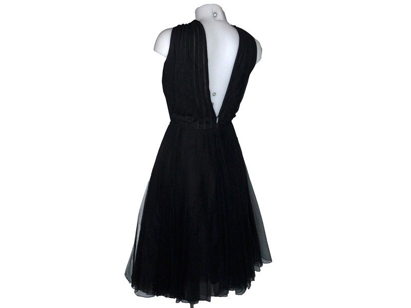 Abito da Sera in Organza Nera