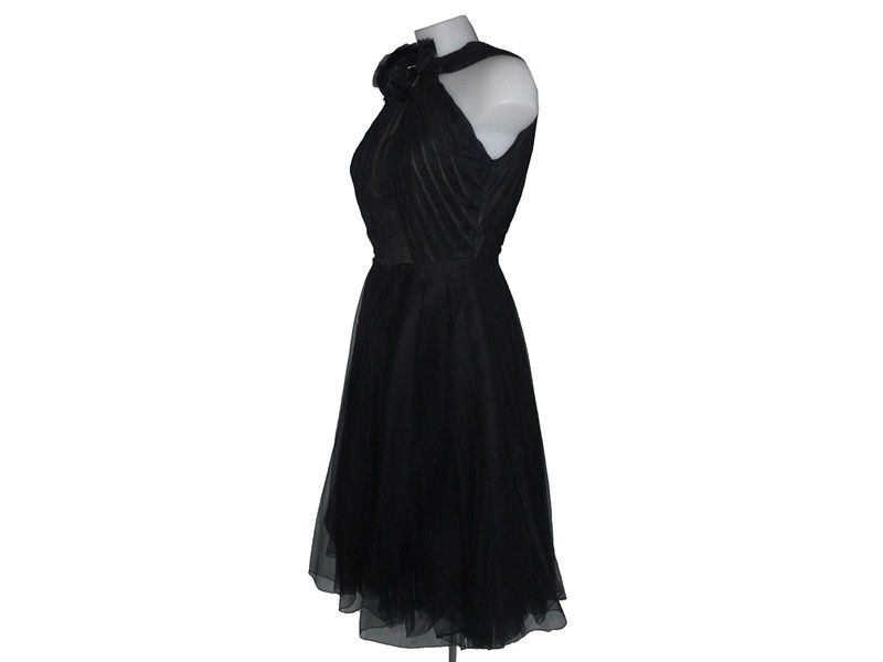 Abito da Sera in Organza Nera