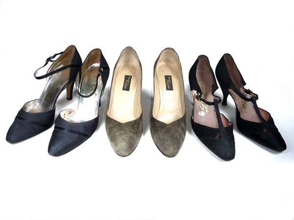Three pairs of shoes