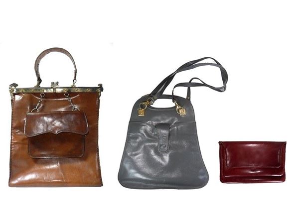 Two leather bags