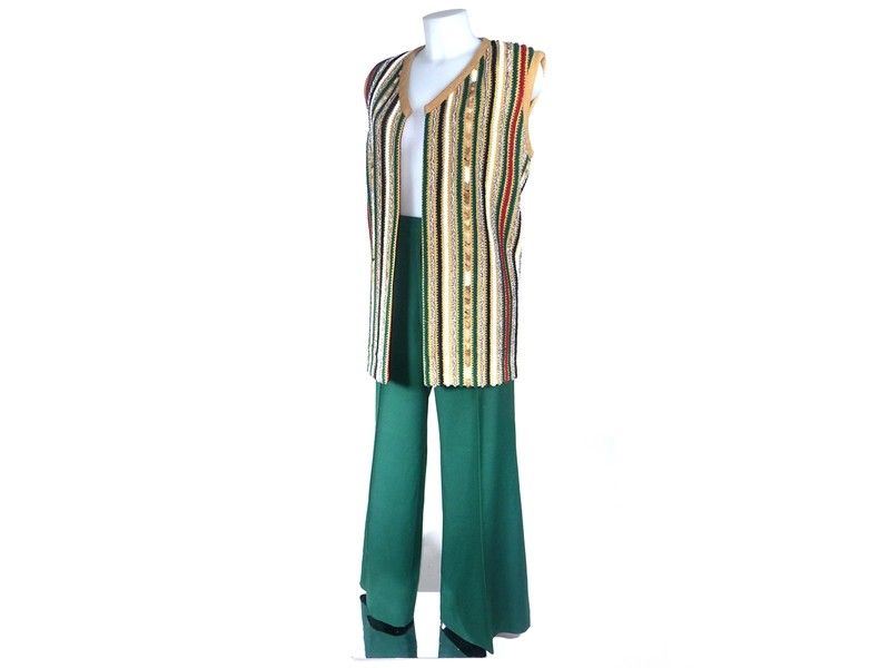 Lotto Composto da Due Gilet e Due Pantaloni in Lana