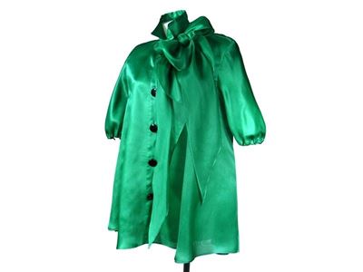 Camicione in Seta Verde
