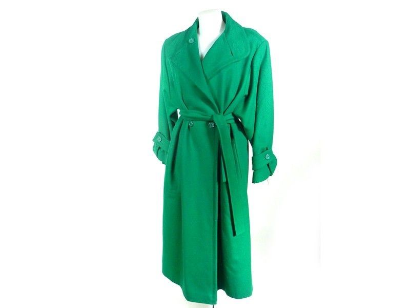 Cappotto in Lana Verde