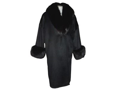 Cappotto in Cashmere Nero
