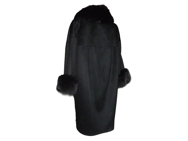 Cappotto in Cashmere Nero