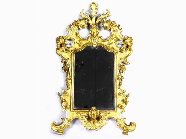 Giltwood Mirror  (mid 18th Century)  - Auction The collector's house: Antique, Modern and Oriental Art - Lots: 450-673 - III - Maison Bibelot - Casa d'Aste Firenze - Milano