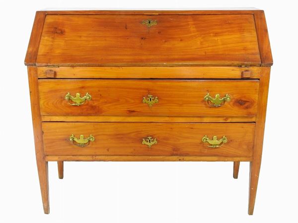 Cherrywood Fall Front Chest of Drawers  (19th Century)  - Auction The collector's house: Antique, Modern and Oriental Art - Lots: 450-673 - III - Maison Bibelot - Casa d'Aste Firenze - Milano