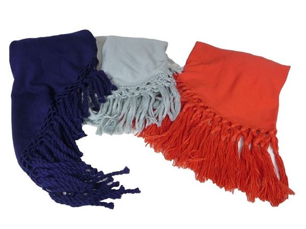 Four wool shawls