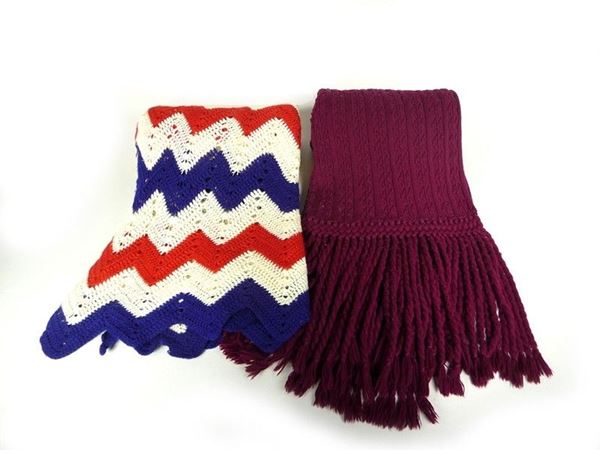 Two wool shawls