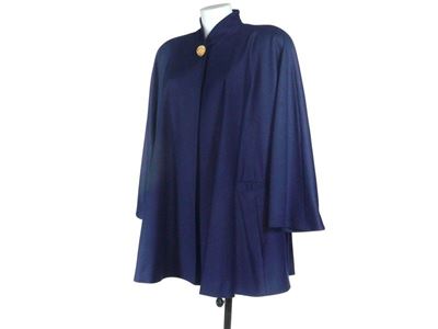 Giaccone in Lana Blu