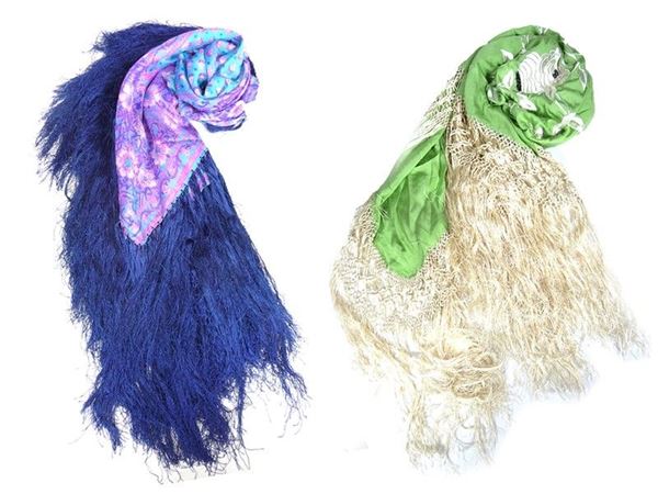 Three shawls