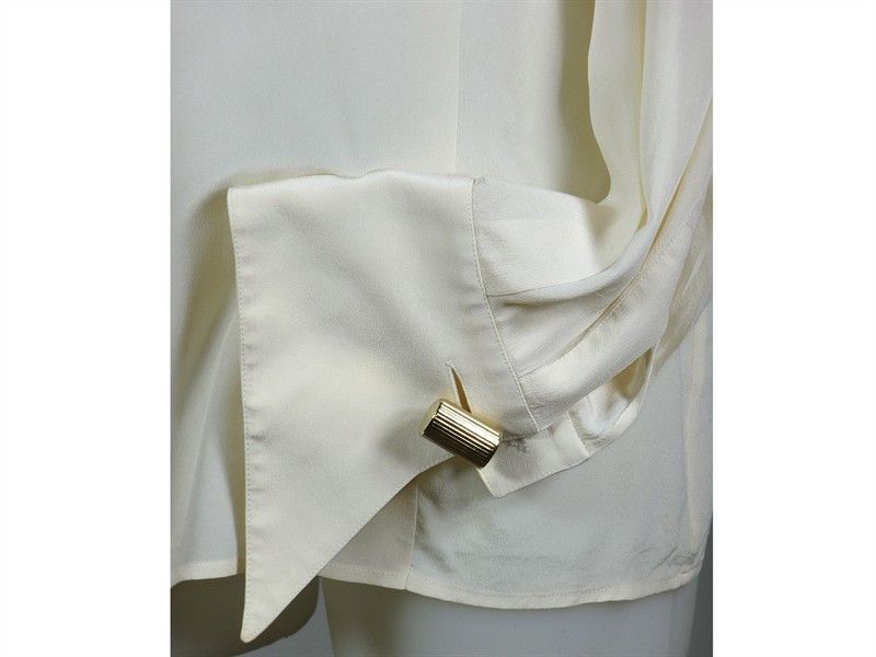 Camicia in Seta Avorio