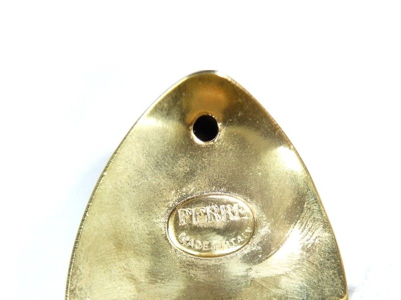 Paio di Orecchini Bijoux in Metallo Dorato