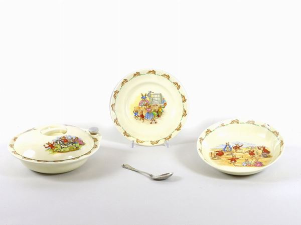 Pottery Baby Flatware  (Royal Doulton)  - Auction Déballage: Interiors and Curiosities - I - Maison Bibelot - Casa d'Aste Firenze - Milano
