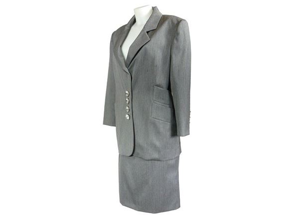 Grey wool suit
