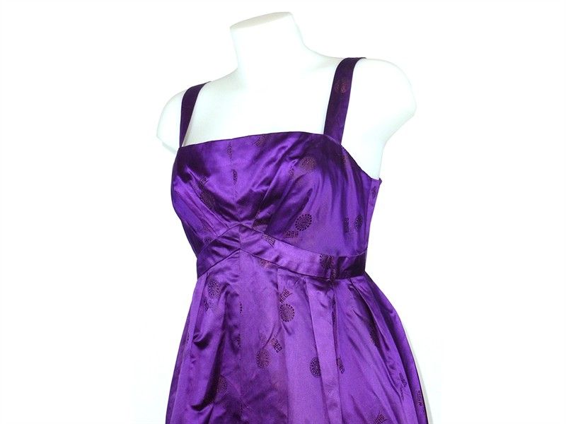 Completo in Seta Orientale Viola e Rosa
