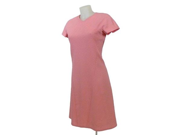 Mini abito in maglina piquet rosa