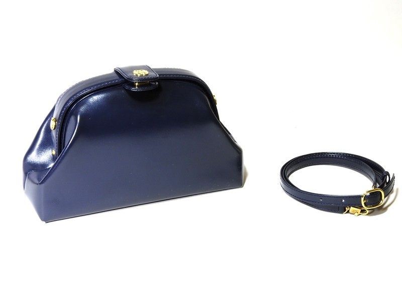 Borsa a Tracolla in Pelle Blu