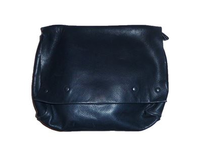 Borsa a Busta in Pelle Blu