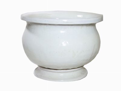 Portavasi in Terracotta Smaltata