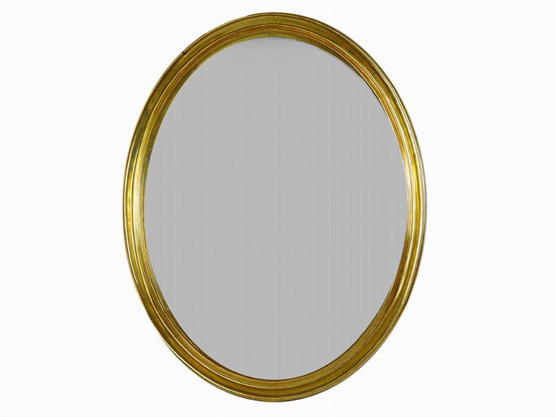 Grande Specchiera in Legno Dorato