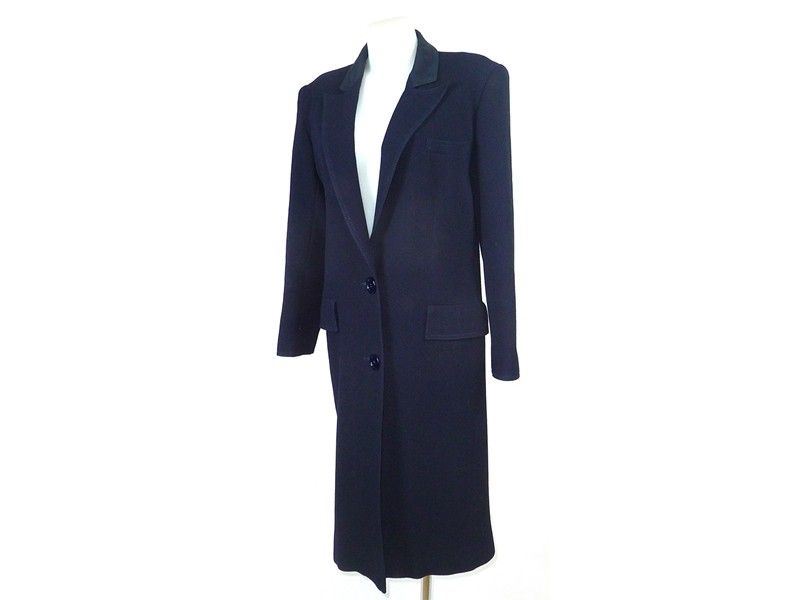 Cappotto in Lana Blu