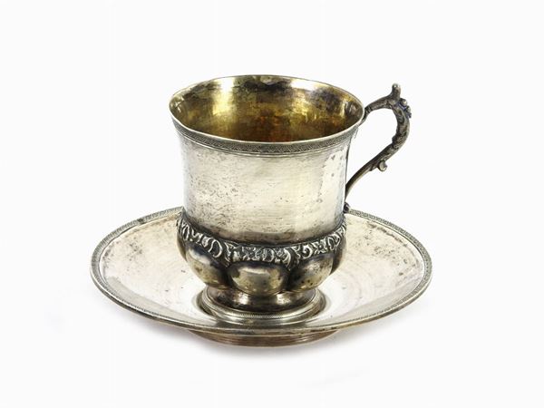 Tazzina in argento  (XIX secolo)  - Asta Curiosità dalla dimora di un collezionista - III - Maison Bibelot - Casa d'Aste Firenze - Milano