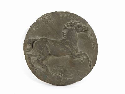 Bassorilevo Rotondo in Bronzo