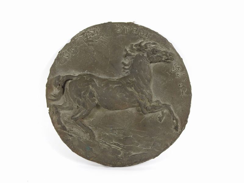 Bassorilevo Rotondo in Bronzo
