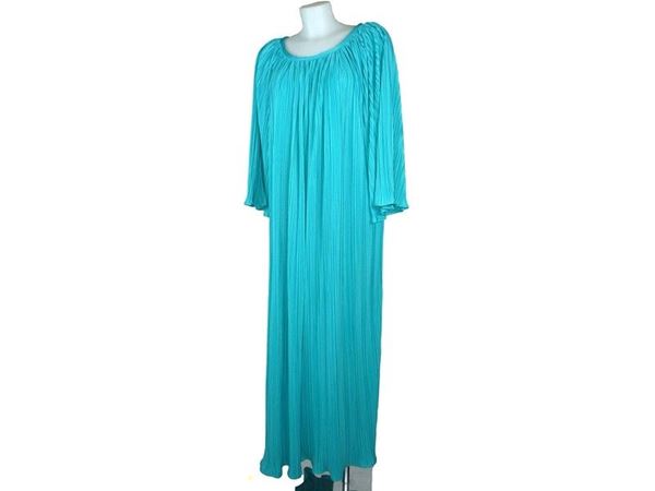 Light blue viscose dress