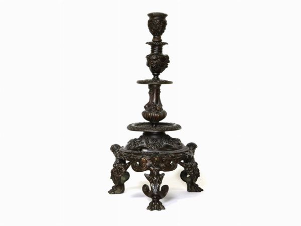 Bronze Candlestick  - Auction Curiosities from the Home of a Collector - III - Maison Bibelot - Casa d'Aste Firenze - Milano