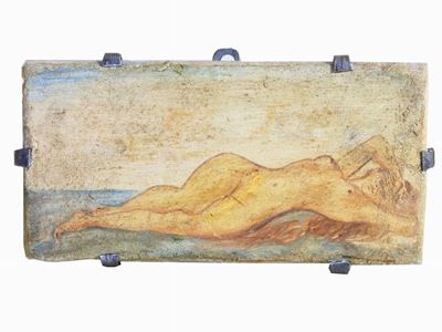 Studio di Nudo Femminile Disteso