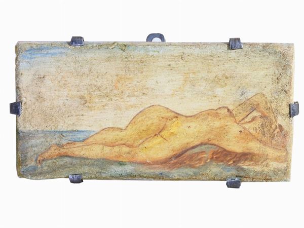 Studio di nudo femminile disteso  - Asta Curiosità dalla dimora di un collezionista - III - Maison Bibelot - Casa d'Aste Firenze - Milano