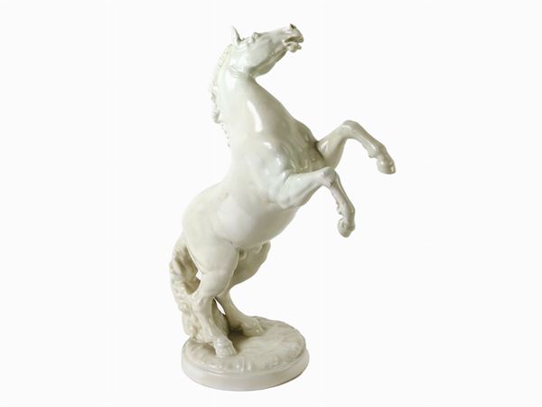 Cavallo in terraglia  - Asta Curiosità dalla dimora di un collezionista - III - Maison Bibelot - Casa d'Aste Firenze - Milano