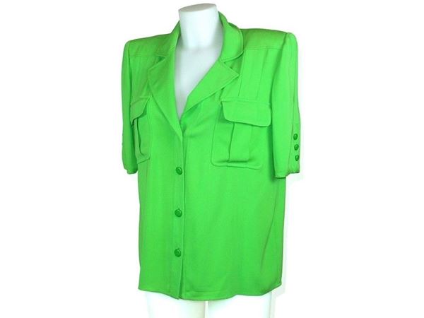 Camicia in maglina verde